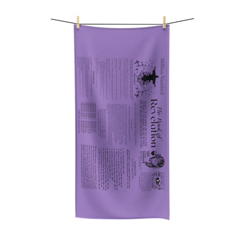 Towel Bath Revelation Salvation Black Lavender