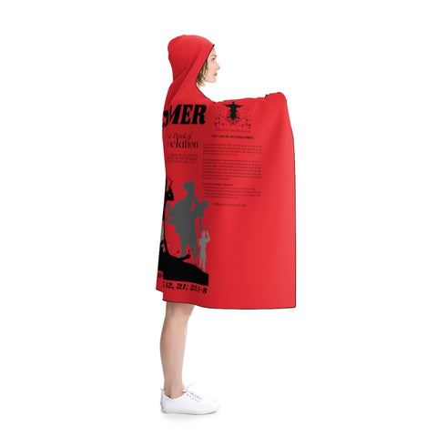 Blanket Hooded Overcomer Black Red