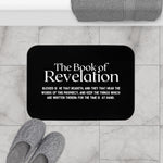 Bath Mat Revelation 1:3 White Black