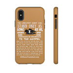 Phone Cases Saint White Light Brown