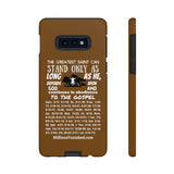 Phone Cases Saint White Brown