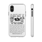 Phone Cases Saint Black White