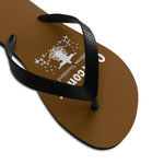 Shoes Unisex Flip-Flops - Overcomer Brown