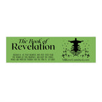 Stickers Bumper - Revelation 1:3 Logo Black Light Green