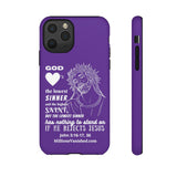 Phone Cases Sinner White Purple