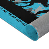 Rug Overcomer Black Teal