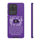 Phone Cases Saint White Purple