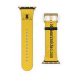 Watch Band Logo Site Black Yellow