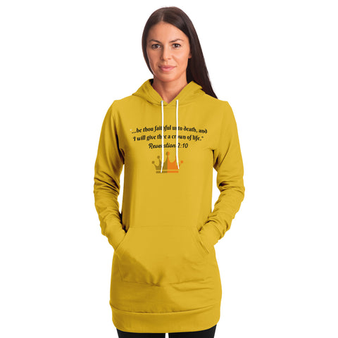 Sweatshirt Hoodie Women's Longline Crown