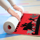 Yoga Mat Overcomer Black Red