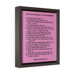 Pictures Canvas Overcomers Black Pink