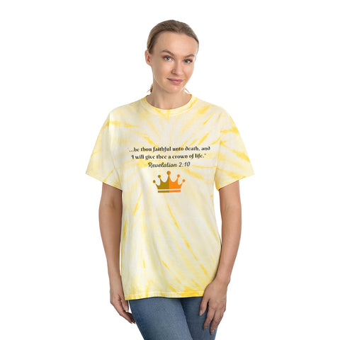 T-Shirt Adult Unisex Tie-Dye Cyclone Crown