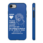 Phone Cases Sinner White Navy