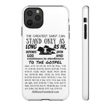 Phone Cases Saint Black White