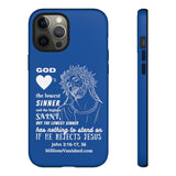 Phone Cases Sinner White Navy