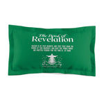 Pillow Sham Revelation 1:3 White Green