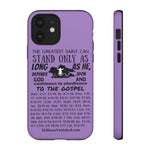 Phone Cases Saint Black Lavender