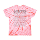 T-Shirt Adult Unisex Tie-Dye Cyclone Flat Earth Scriptures 240+