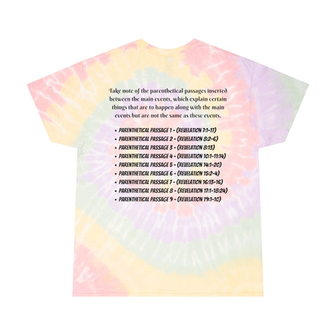 T-Shirt Adult Unisex Tie-Dye Spiral Parenthetical