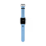 Watch Band Logo Site Black Light Blue