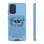 Phone Cases Saint Black Light Blue