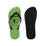Shoes Unisex Flip-Flops - Overcomer Light Green
