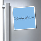 Magnets - Logo Black Blue 2 Site