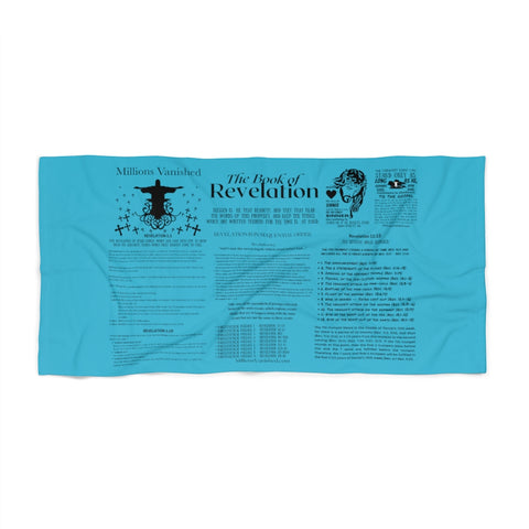 Towel Beach - Revelation Salvation Black Teal
