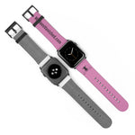 Watch Band Logo Site Black Pink