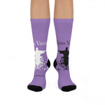 Socks - Crew Socks Purple