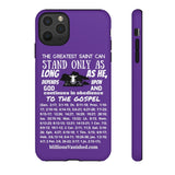 Phone Cases Saint White Purple