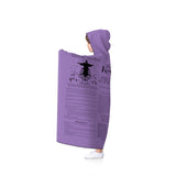 Blanket Hooded Revelation Salvation Black Lavender