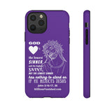 Phone Cases Sinner White Purple