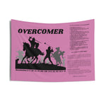 Tapestries (Indoor Wall) Overcomer Black Pink