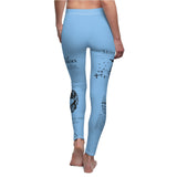 Leggings Saint Sinner Logo Rev. 1:3 Black Blue