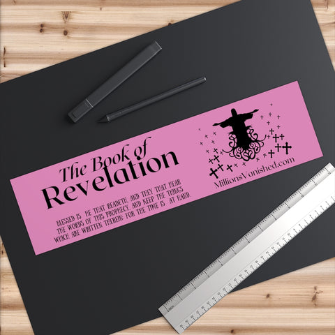 Stickers Bumper - Revelation 1:3 Logo Black Pink