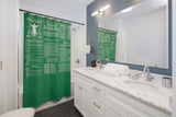 Shower Curtain - Revelation Salvation White Green