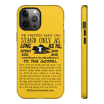 Phone Cases Saint Black Yellow