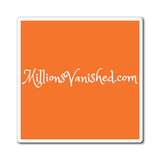 Magnets - Logo White Orange 2 Site