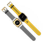 Watch Band Logo Site Black Yellow