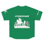 Shirt Men's Baseball Jersey Overcomer Green