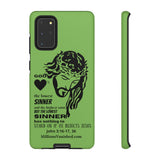 Phone Cases Sinner Black Light Green