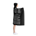 Blanket Hooded Revelation Salvation White Black