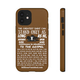 Phone Cases Saint White Brown