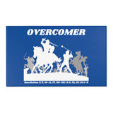 Rug Overcomer White Navy