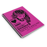 Notebook Sinner Black Hot Pink