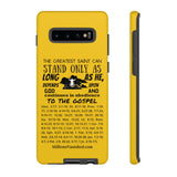 Phone Cases Saint Black Yellow