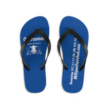 Shoes Unisex Flip-Flops - Overcomer Blue