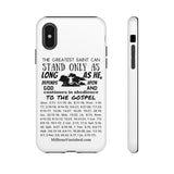 Phone Cases Saint Black White