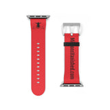 Watch Band Logo Site Black Red